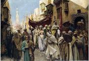 Arab or Arabic people and life. Orientalism oil paintings 563